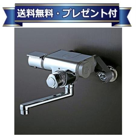 Rakuten - ＼6月限定！最大100%Pバック／プレゼント付き [MTB170KWPT]KVK 定量止水付サーモスタット式混合栓 お湯ぴたシリーズ 寒冷地用 170mmパイプ付