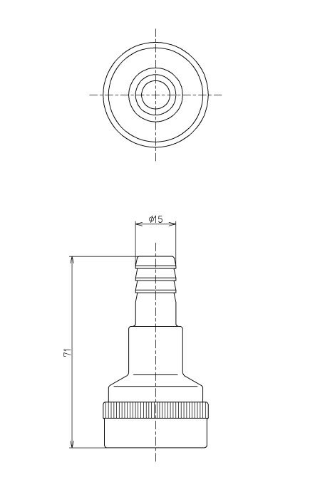 [THY220-1]TOTO 散水栓用ホース継...の紹介画像2
