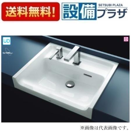 [LS351CM+TLE25SS1A+TLK08S04JA+TLDP2105JA]TOTO カウンター式洗面器 セルフリミング式 台付自動水栓 アクアオート 自動水石けん供給栓 壁排水Pトラップ