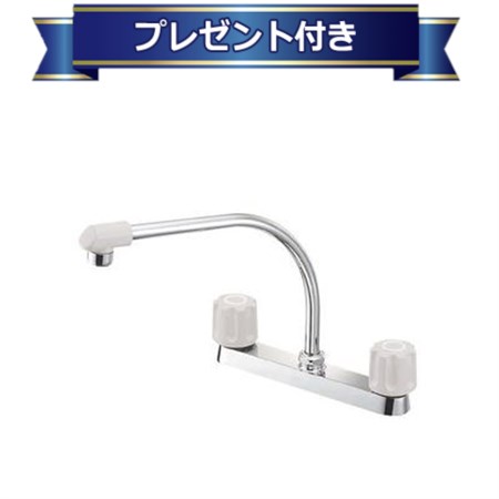 【全品送料無料!】【プレゼント付き】∞[K61DK-LH-13]三栄水栓 水栓金具 ツーバルブ台付混合栓 サンエイ 寒冷地用(K61DKLH)