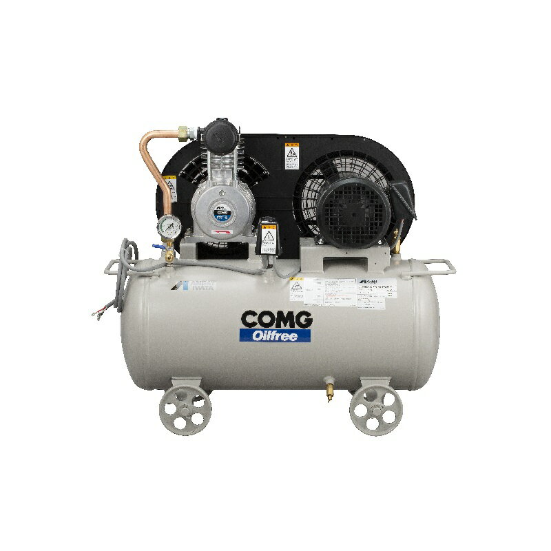 アネスト岩田 コンプレッサー TFP07C-10C6 60Hz専用 タンクマウント 無給油式 圧力開閉器式 単相100V 0..