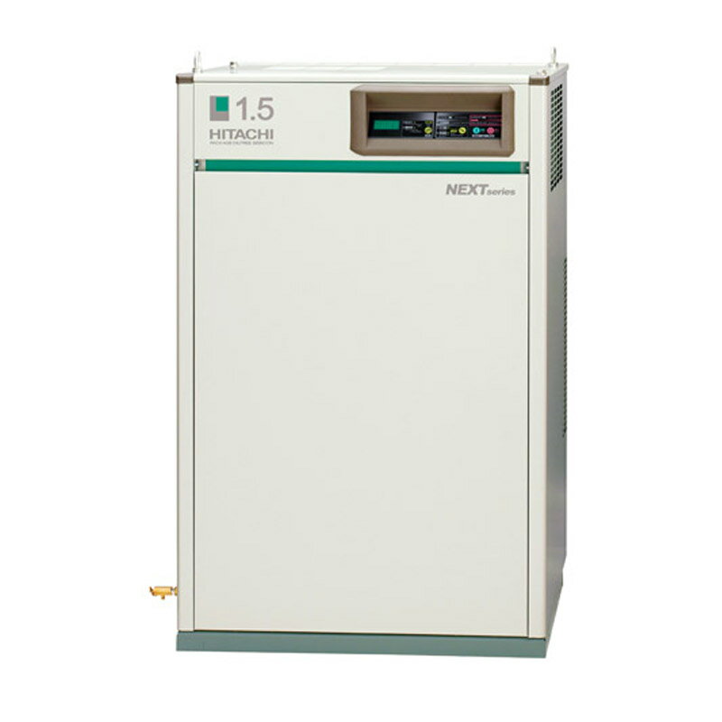 日立 コンプレッサー PO-0.4LETN 50/60Hz共用 パッケージ オイルフリー 無給油式 三相200V 0.4kW ドライヤー無し 電源コード付 プラグ無し