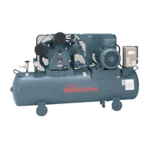 日立 コンプレッサー 15U-9.5VP5 50Hz専用 ベビコン タンクマウント 給油式 自動アンローダ式 三相200V 15kW 50Hz