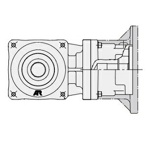 ニッセイ サーボモータ用コンパクト高精度減速機 直交軸 中空軸・中実軸 コンパクトフランジ取付 『コンパクト化を実現したニッセイのサーボモータ用高精度減速機』 ニッセイの高精度減速機AFCタイプは、 専用設計のギアケースによりコンパクト化。装置に対して直角に取り付けができるため、機器の省スペース化を実現します。 【特長】 ・コンパクト 装置に対して直角に取付ができるためモータが出っ張ることがなく、スペースを取りません。 省スペースでの設置が有効な、「昇降・反転機」「医療機（マンモグラフィ・X線撮影機）」「回転駆動機」「研磨機」などの用途にお使いいただけます。 ・高精度 バックラッシ精度3分と30分があります。 バックラッシ値は、入力軸を固定し、出力軸に微小なトルク（定格トルクの±5%）を加えて、 トルクを開放した時の出力軸のゼロ点への戻り誤差を角度単位に換算したものと規定しています。 ・様々なサーボに合う 国内外の主要なサーボモーターに対応しております。 『モータマッチング・容量形状種別一覧表はこちら』 ※2020年12月現在の代表例です。サーボモータの仕様は変更される場合がありますので、ご注文時にはサーボモータフランジ寸法、ニッセイ減 速機サーボモータ取り付け部寸法を必ずご確認ください。 【対応サーボモータ例】 三菱電機：HG-KRシリーズ、HG-MRシリーズ、HG-SRシリーズ 他 山洋電気：Rシリーズ 他安川電機：Σ-7シリーズ 他パナソニック：MSMDタイプ 他ABB：BSM 他 【注意事項】 ・各種サーボモータの仕様は変更される場合がありますので、ご注文の際にはサーボモータフランジ寸法、 ニッセイ減速機サーボモータ取り付け部寸法を必ずご確認ください。 ・入力最高回転速度は5000r/minです。ただし、通常は3000r/min以下でご使用ください。 ・中空軸タイプ/中実軸タイプ H軸（キー無）には出力軸キー材は付属されておりません。 【ニッセイ サーボモータ用高精度減速機の導入事例】 精度の高いラップラウンドケーサーの設計を実現 ラップラウンドケーサーは、集積した製品をダンボール上に供給し、運搬、梱包など様々な工程を行います。 装置1台につき複数台のサーボモータを使用し、さらに各工程で連動して同期を取る必要があるため、高い精度の運転が要求されます。 サーボモータの主な使用減速比帯は1/10〜1/20ですが、低速・高トルクが必要な箇所があり、 ニッセイのサーボモータ用減速機APGの高減速比モデル(1/60〜1/100)が採用されました。 その結果、装置内の複数のサーボモータでの主要モーション制御が実現し、理想的な設計が完成しました。 【モータ容量・減速比・バックラッシ精度】 モータ容量：100〜3000W減速比：1/3〜1/60バックラッシ精度：3分・30分 機種・型式記号 1.取付区分 AFC：直交軸（コンパクトフランジ取付） 2.モータ区分 Z：サーボモータ用高精度減速機（Z型減速機） 3.枠番及び出力軸径 出力軸径（中空軸タイプは内径、中実軸タイプは外径） 4.軸区分 S：中空軸（キー溝有） L：中実軸　入力側から見て出力軸が左に出るもの（キー有） H：中実軸　入力側から見て出力軸が左に出るもの（キー無） 5.減速比 3：1/3　7.5：1/7.5　60：1/60　他 6.バックラッシ精度 M：バックラッシ精度3分 L：バックラッシ精度30分 7.容量 100：100W相当 200：200W相当 400：400W相当 750：750W相当 1000：1000W相当 2000：2000W相当 3000：3000W相当 8.サーボモータ取付フランジ種別 S1, K13, K61 等 9.補助記号 空欄：標準仕様 X：特殊仕様追加認識記号 10.仕様記号 入力軸継手締結用レンチ穴位置指示記号 標準機種構成表 性能表 ・性能表内の灰色になっている項目は入力軸と出力軸の回転方向が互いに逆方向であることを示します。 （入・出力軸の回転方向を限定するものではありません。） ■入力回転速度3000r/min時 寸法図 ※濃色はフランジ形状種別K75の外寸図です。 入力軸・フランジ計上詳細図 AFCZ32H-10L2000K75 ニッセイ※この画像は参考画像です。(実際とは多少異なる場合がございます。)