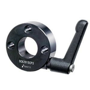 岩田製作所 SCK2015CP3B クサビカラー 3穴付 黒色 クランプレバー付 黒染め