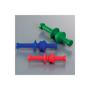 塗装用マスキング 岩田製作所 GDF12 フランジプラグ2段 500個入 シリコン 赤