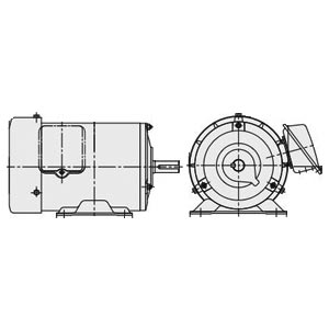 日立 三相モータ TFO-LK-0.75kW-4P-TMR-AC200V 全閉外扇 屋内仕様 脚取付 ブレーキ無し 端子箱（右）ザ モートルNeo100 Premium