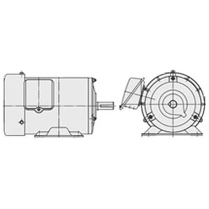 楽天設備プロ王国　楽天市場店（在庫あり） 日立 三相モータ TFO-LK-0.75kW-4P-AC200V 全閉外扇 屋内仕様 脚取付 ブレーキ無し ザ・モートルNeo100 Premium