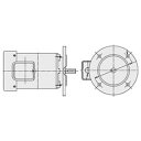 日立 三相モータ VTFO-LK-0.75kW-2P-AC200V 全閉外扇 屋内仕様 立形フランジ取付 ブレーキ無し ザ モートルNeo100 Premium