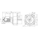ニッセイ ギヤードモーター G3F40N600-MM02CWJAN 平行軸 フランジ取付 0.2kW 減速比1/600 単相 200V ブレーキ無 A型ターミナルボックス(4)