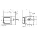 ニッセイ ギヤードモーター G3K18N10-MM01TNNTN 平行軸 小フランジ取付 0.1kW 減速比1/10 三相 200V ブレーキなし ターミナルボックス付