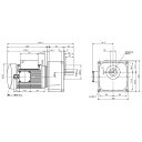 ニッセイ ギヤードモーター G3K32N120-MM04CNJAN 平行軸 小フランジ取付 0.4kW 減速比1/120 単相 100V ブレーキ無 A型ターミナルボックス(4)