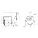 ニッセイ ギヤードモーター G3L22N60-MM02TWJNN 平行軸 脚取付 0.2kW 減速比1/60 ブレーキ無 軸炭素鋼(4)