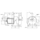 ニッセイ ギヤードモーター G3L32N120-MM04TNNTJ2 平行軸 脚取付 0.4kW 減速比1/120 三相 200V 手動解放ブレーキ付 ターミナルボックス付 軸炭素鋼(4)