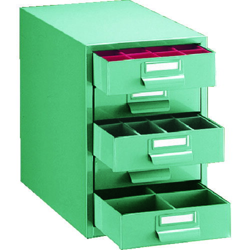 TRUSCO ツールケース PT-36EN 233X410XH348 引出5段 プラボックス付