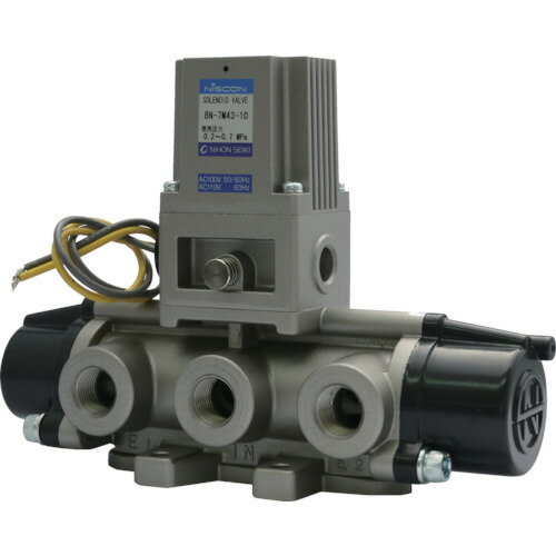 日本精器 4方向電磁弁10AAC100V7Mシリーズシングル BN-7M43-10-E100 1台