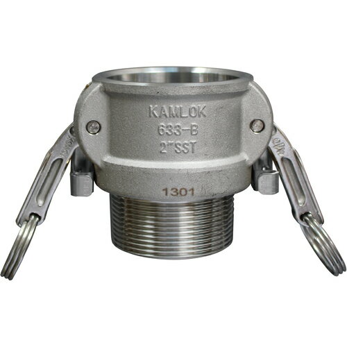 TOYOX カムロック 633-BBL-2-SST ツインロックタイプカプラー オネジ ステンレス 633−BBL 2インチ SST