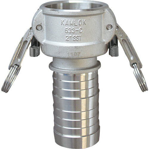 TOYOX カムロック 633-CL-1-1/2-SST ツインロックタイプカプラー ホースシャンク ステンレス 633−CL 1−..