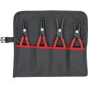 KNIPEX 4本組 001957V01 精密スナップリングプライヤー