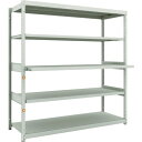 TRUSCO スチールラック M1.5-6663M2 M1.5型軽中量棚 1760X595XH1800 5段うちスライド2段 単体