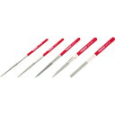 TRUSCO ダイヤモンドヤスリ GK-5-SET 鉄工用#140 5本セット 全長215mm(5本組サイズ)