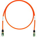 PANDUIT CAT6A/CAT6 STP6X11MOR シールドパッチコード 11m オレンジ SPT6X11MOR 10本