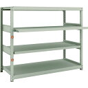 TRUSCO スチールラック M2-4562M2 M2型軽中量棚 1460X600XH1200 4段うちスライド2段 単体