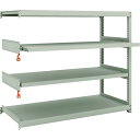 TRUSCO スチールラック M2-4562M2B M2型軽中量棚 1460X600XH1200 4段うちスライド2段 連結