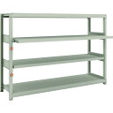 TRUSCO スチールラック M2-4642M2 M2型軽中量棚 1760X450XH1200 4段うちスライド2段 単体