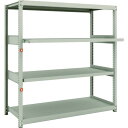 TRUSCO スチールラック M2-5562M2 M2型軽中量棚 1460×600×H1500 4段うちスライド2段 単体