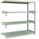 TRUSCO スチールラック M2-5562M2B M2型軽中量棚 1460×600×H1500 4段うちスライド2段 連結