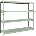 TRUSCO スチールラック M2-5642M2 M2型軽中量棚 1760×450×H1500 4段うちスライド2段 単体