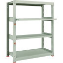 TRUSCO スチールラック M3-5462M2 M3型中量棚 1200×571×H1500 4段うちスライド2段 単体