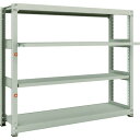 TRUSCO スチールラック M3-5652M2 M3型中量棚 1800×471×H1500 4段うちスライド2段 単体