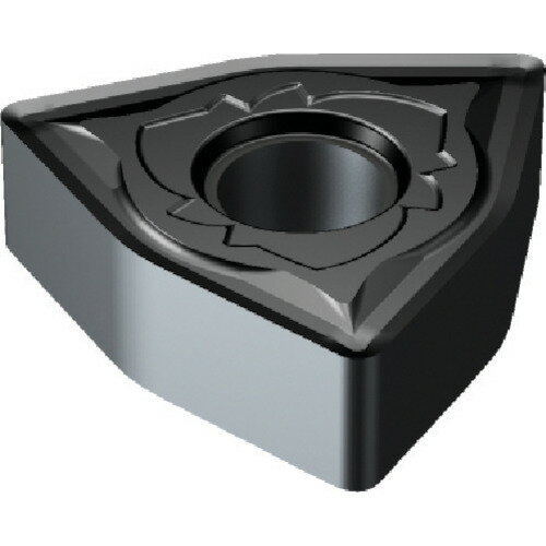 特長 ●滑らかな切削と優れた切れ刃じん性または加工面粗さとの融合が求められるときに優れ機能を発揮します。●優れた耐熱衝撃性と軽断続切削に最適です。 用途 ●一般旋削ステンレス加工用。●一般旋削耐熱合金加工用。 仕様 ●適合被削材：MS●チップ形状：80°六角形●切刃有効長LE(mm)：7.8873●内接円IC(mm)：12.7●厚さS(mm)：4.7625●コーナ半径RE(mm)：0.7938●穴径D1(mm)：5.156●主逃げ角AN(°)：0●コーティング：TiAlN+TiAlN●加工タイプ：Medium 仕様2 ●PVDコーティング※この画像は参考画像です。(実際とは多少異なる場合がございます。)