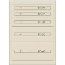 Vidmar ファインキャビネットFC−180G−IV(塗装色:アイボリー) FC-180G-IV