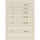 Vidmar ファインキャビネットFC−180K−IV(塗装色:アイボリー) FC-180K-IV