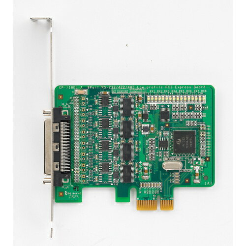 MOXA 8ポートRS−232C/422/485 CP-118EL-A ロープロファイル PCIExpressボード