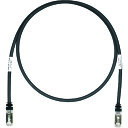 PANDUIT CAT6A/CAT6 STP6X11MBL シールドパッチコード 11m 黒 STP6X11MBL 10本