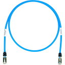 PANDUIT CAT6A/CAT6 STP6X11MBU シールドパッチコード 11m 青 STP6X11MBU 10本