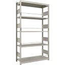 TRUSCO 災害備蓄ラック M1.5-DS7445 スチールラック M1.5型 W1160×D445×H2100 5段 単体