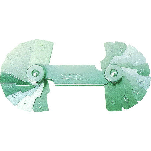 TRUSCO ラジアスゲージ 272MAA 測定範囲0.10〜1.0 10枚組