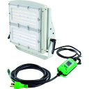 NICHIDO スクエアライト200W LEIS-200DIM-JW-50K 電源装置一体型 昼白色 調光式