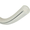 TOYOX 帯電防止フッ素ホース(耐薬品・食品用) FFE-19-5 トヨフッソEホース 内径19mm×外径26mm 長さ5m FFE−19W...