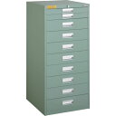TRUSCO LVE型キャビネット LVE-1107 500×550×H1100 引出10段