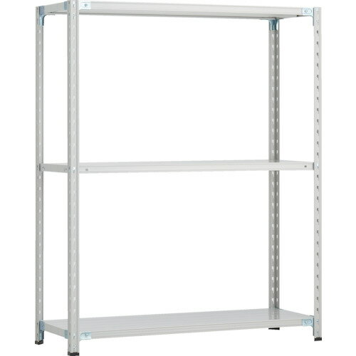 TRUSCO CB型セミボルトレス軽中量棚 CB-5563-WG 1500X600XH1500 3段 WG色