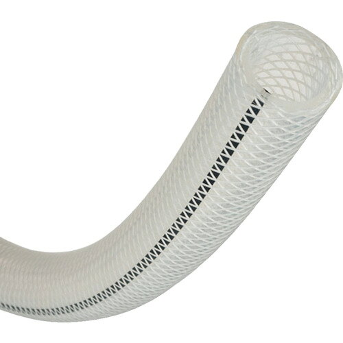 TOYOX 帯電防止フッ素ホース(耐薬品・食品用) FFE-12-6 トヨフッソEホース 内径12mm×外径18mm 長さ6m FFE−12−6 1巻