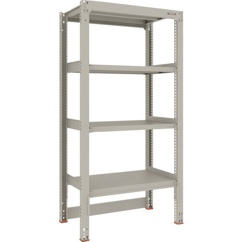 TRUSCO スチールラック M3-DB6364 M3型中量棚 台車天板収納型 W900XD571XH1800 4段 単体