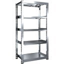 TRUSCO ステンレス製中量ボルトレス棚 SM3-6365 SM3型 W900×D571×H1800 5段 単体