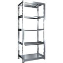 TRUSCO ステンレス製中量ボルトレス棚 SM3-7365 SM3型 W900×D571×H2100 5段 単体